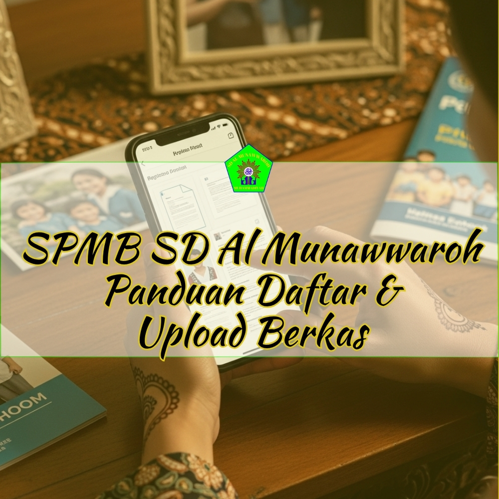 SPMB SD Al Munawwaroh Panduan Daftar & Upload Berkas